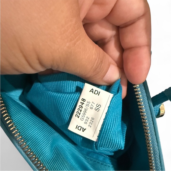 Furla Elegant Teal / Turquoise Crossbody Handbag - Picture 6 of 10